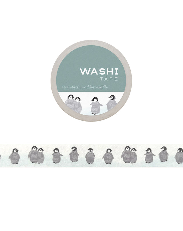 Girl of All Work Waddle Waddle Washi Tape

These 15 mm wide rolls pack a punch with their striking designs and color, not to mention their eye-catching packaging makes them the perfect gift for all crafters and DIYers.

10 meters/ 15 mm per roll.