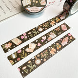 Cinta washi con texto "Lectura a la luz de la luna"