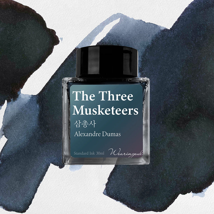 Wearingeul The Three Musketeers(Alexandra Dumas) Ink 30ml

'The Color of Literature' is the project expressing the stories and impressions of literature works with colors, Wearingeul inks illustrate the specific scenes or the atmosphere of novels and poems, Also, some sets represent the main concept of the original stories, giving unqiue exprience following itinerary of the characters in the stories.

Set in 17th-century France, The Three Musketeers ink captures the journey of D'Artagnan and his companions 