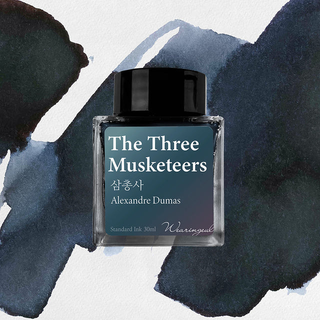 Wearingeul The Three Musketeers(Alexandra Dumas) Ink 30ml

'The Color of Literature' is the project expressing the stories and impressions of literature works with colors, Wearingeul inks illustrate the specific scenes or the atmosphere of novels and poems, Also, some sets represent the main concept of the original stories, giving unqiue exprience following itinerary of the characters in the stories.

Set in 17th-century France, The Three Musketeers ink captures the journey of D'Artagnan and his companions 
