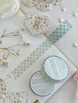 ♡ whimsy checkered washi tape&nbsp;

♡ perfect for layering &amp; adding a decorative touch to your journal pages!

♡ 16mm wide

♡ all washi is 10m long

Illustrated &amp; designed by Aarti from @leelajournals. Colors may vary from screen to screen and real life to photo.&nbsp;