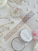 ♡ whimsy checkered washi tape&nbsp;

♡ perfect for layering &amp; adding a decorative touch to your journal pages!

♡ 16mm wide

♡ all washi is 10m long

Illustrated &amp; designed by Aarti from @leelajournals. Colors may vary from screen to screen and real life to photo.&nbsp;