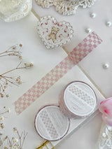 ♡ whimsy checkered washi tape&nbsp;

♡ perfect for layering &amp; adding a decorative touch to your journal pages!

♡ 16mm wide

♡ all washi is 10m long

Illustrated &amp; designed by Aarti from @leelajournals. Colors may vary from screen to screen and real life to photo.&nbsp;