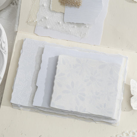 This beautifully crafted paper pack includes 15 pieces of cute paper materials in different patterns! Each pack comes with pieces in 5 varying styles with 3 of each design.

These pieces make great card decoration, collage pieces, or additions to your journal spreads!
