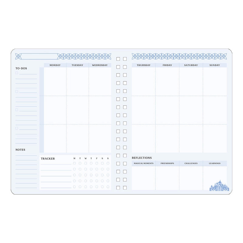 This 12-month undated planner features images inspired by Shiz University and Wicked, and is a perfect gift for fans to immerse themselves into the world of Wicked all year long.

&nbsp;START PLANNING NOW: Fill in the months and dates in this undated planner to start a year of planning at any time.

148 PAGES AND OVER 225 PLANNER STICKERS: This planner provides plenty of room to plan your goals, priorities, and activities, and to reflect on your own magical moments each week. Included are 12 unique dividers
