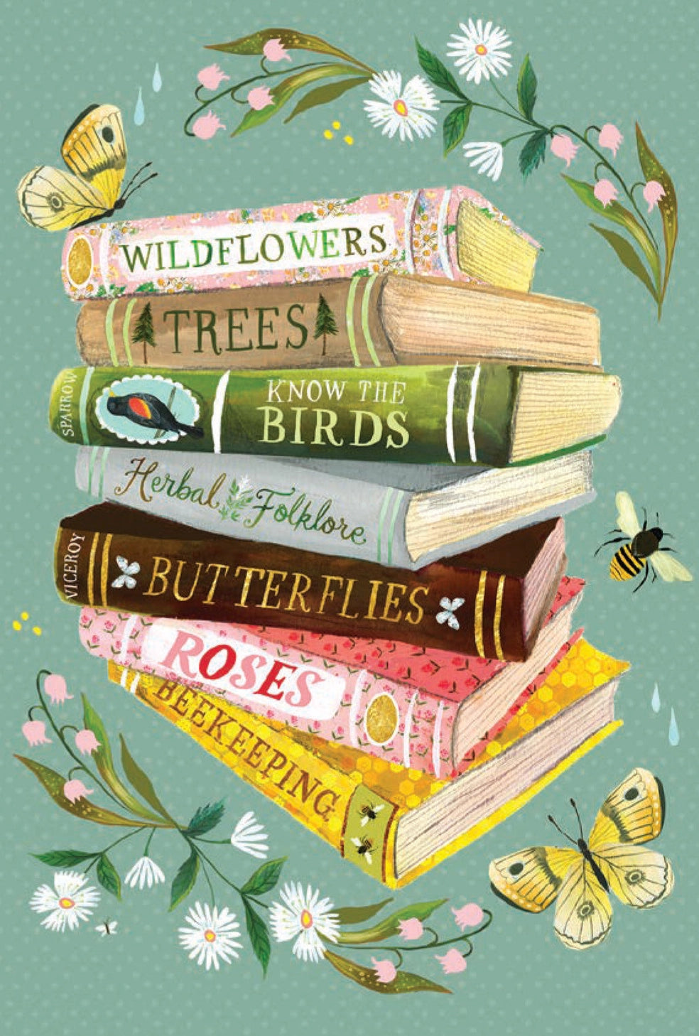 The first postcard collection from beloved illustrator Katie Daisy, curated for all wildflower lovers.

Bouquets of wildflowers, vibrant fresh fruit, perfect sun-ripened tomatoes, inspirational quotes, and more! This 100-piece postcard collection is bursting with the wonderful, whimsical art of bestselling author and illustrator Katie Daisy. Used as correspondence or as miniature pieces of art to adorn walls, desks, or bulletin boards, these beautifully illustrated postcards are sure to evoke sunshine and j