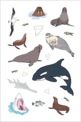 Wildlife Anatomy Sticker Book

Julia Rothman's Wildlife Anatomy illustrations are featured in this collection of more than 500 stickers, including amazing mammals, birds, amphibians, and insects from around the world. Beloved illustrator Julia Rothman's playful art of wild animals from around the world, first presented in her book Wildlife Anatomy, is featured on 500 colorful stickers, perfect for decorating surfaces and using in craft and collage projects. From the armadillo to the aye-aye, the ocelot to t