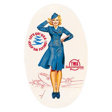 Wings of the World - Travel Label Sticker Box