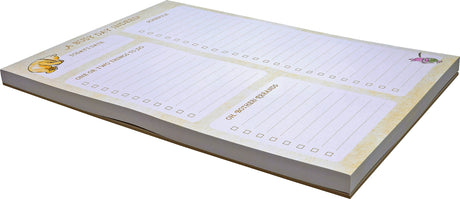 Winnie-The-Pooh Daily Planner Note Pad


Manage each busy day with the help of Winnie-the-Pooh and Piglet, too! Sheets of daily to-do lists take the guesswork out of planning. Versatile pad allows you to easily jot down the date, things to do, errands, and your schedule. Each sheet tears off cleanly, allowing you to take your plans wherever you go. Feel satisfyingly productive as you check off each accomplishment! Simplify your life with lists.

Enjoy 60 sheets for all your planning needs. Thick, smooth-fin
