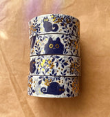 Printed paper tape, perfect for any time you’d use regular tape, only cuter! Use it in planners, journals, scrapbooks, or for sealing and decorating mail. Easily peels off and leaves minimal residue on most surfaces. A perfect gift for the stationery lover in your life - or you!

Original design by KM Steere&nbsp;

Dimensions: 15mm x 10m, gold foil detail