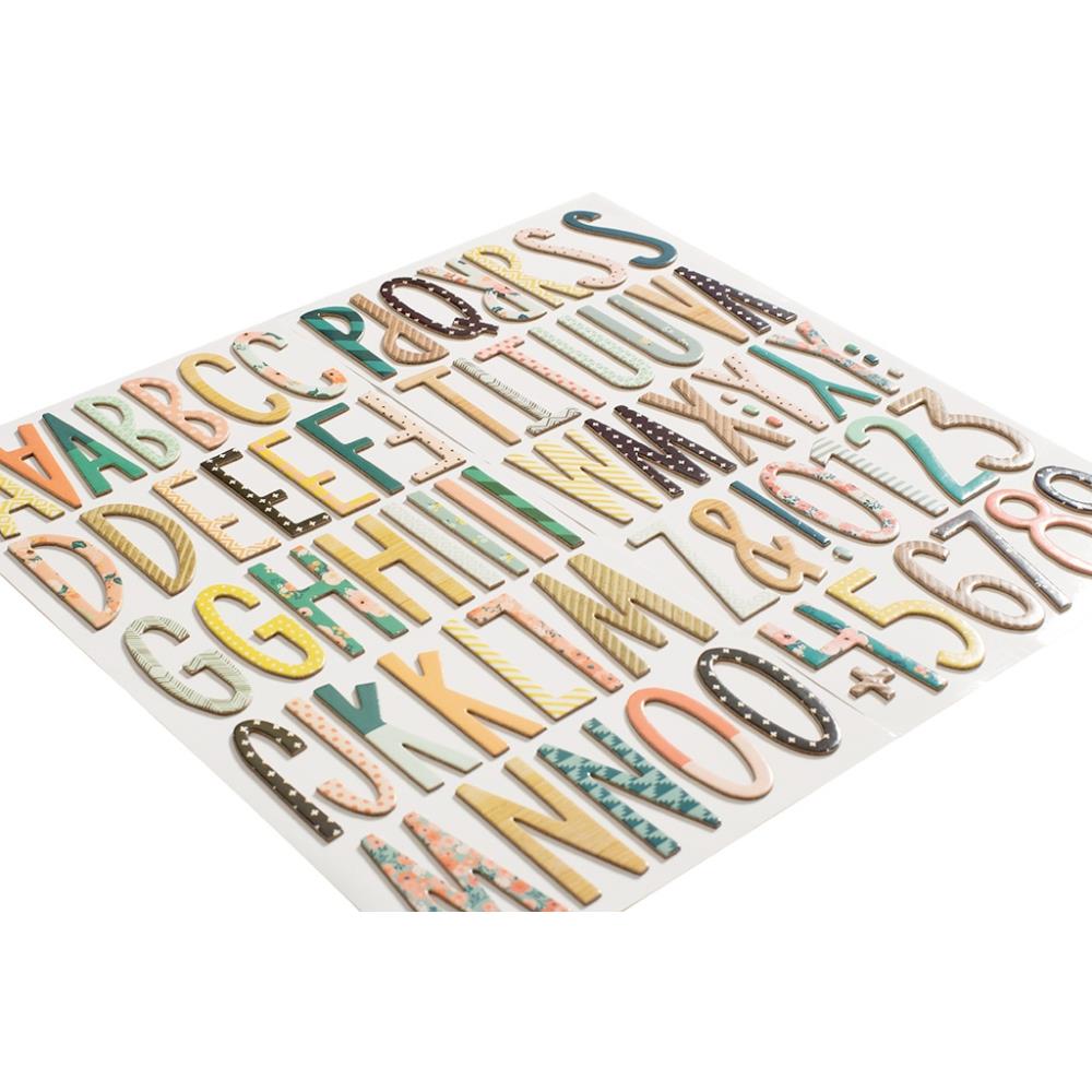 Wonder Thickers Alpha Stickers 5.5"X11" 2/Pkg