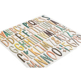 Wonder Thickers Alpha Stickers 5.5"X11" 2/Pkg