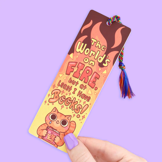 Hold your spot in style with our fun and funky bookmark collection! Whether you prefer romance, fantasy, or science fiction, our bookmarks will fit perfectly between the pages of your favorite novel.