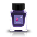 The Three-Year Anniversary Contact Collection features rich, vibrant colors with a smooth writing experience and fascinating characteristics such as shimmer and scent. The “Super” inks contain iridescent shimmer particles that shift color with the light, while the scented inks add a sensory twist to your writing. Please note that scented inks may feather when a large amount is applied—using fountain pen–friendly paper is recommended for the best results.