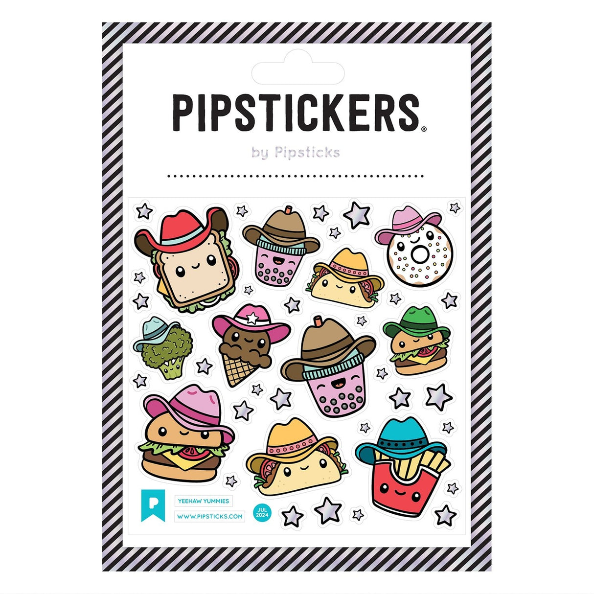 Pipsticks Sticker Sheet - Yeehaw Yummies