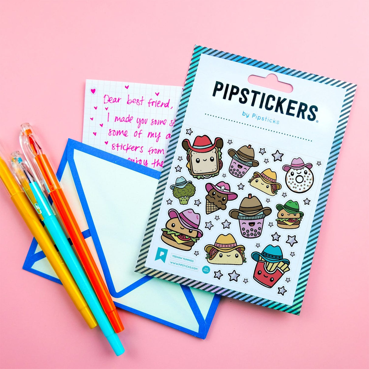 Pipsticks Sticker Sheet - Yeehaw Yummies