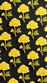 Yellow Rose Enamel Pin