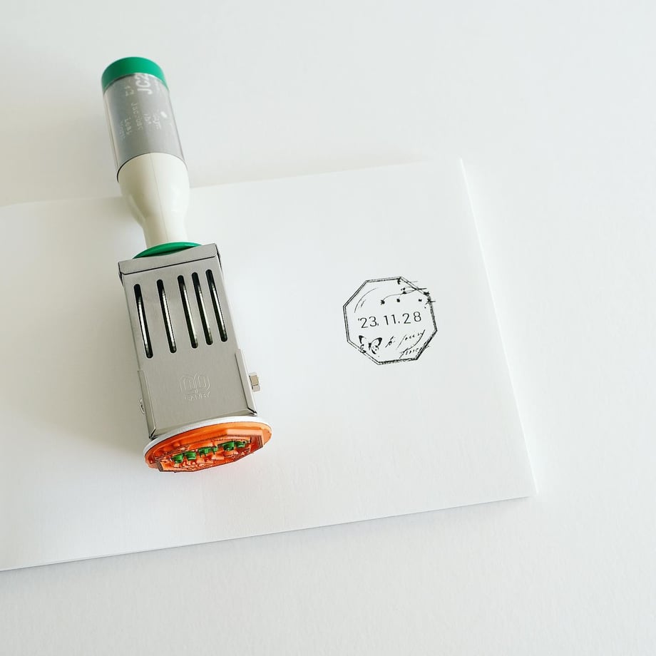 Yohaku Date Stamp - Octagonal (SD-003)