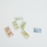 Yohaku Flake Stickers -Ticket (F-008)