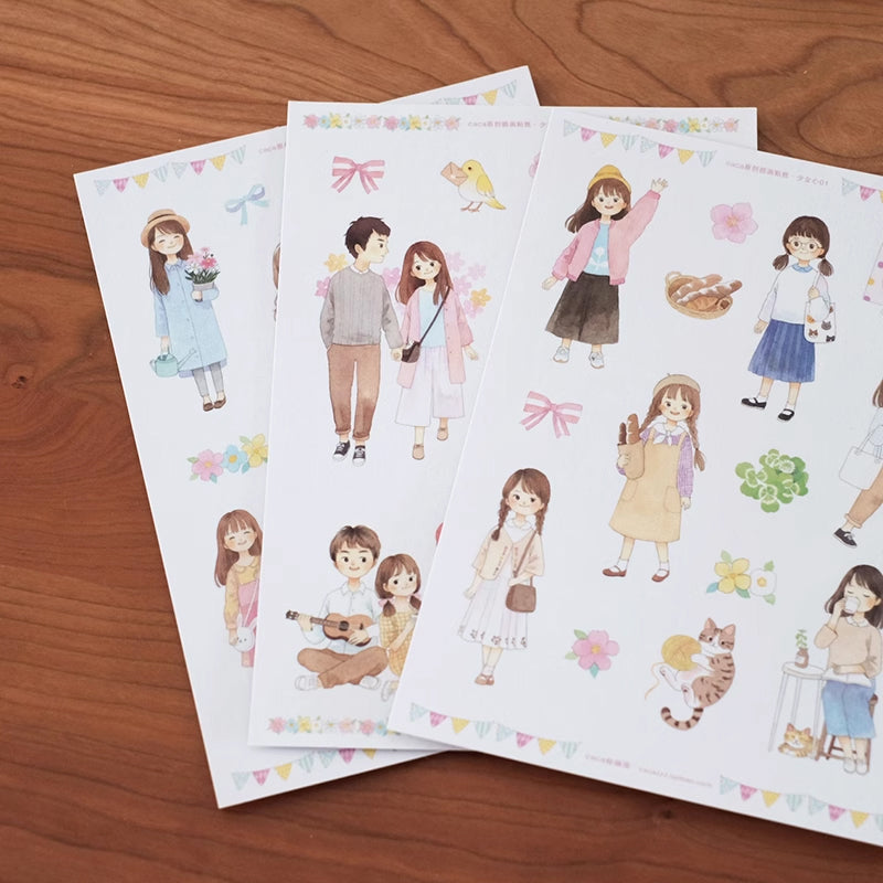Hoja de pegatinas Me Time A5