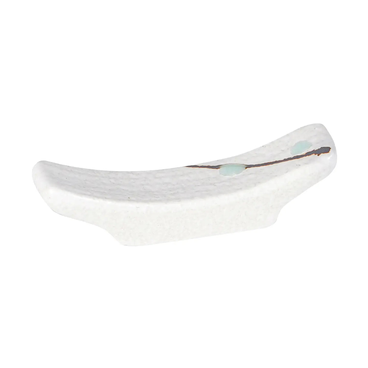 These cute ceramic rests are a perfect stationery addition to your desk! Use them for pens, paint brushes, or take them to your kitchen as a chopstick rest!

Size: 2.5"L x 0.75"H
Material: Porcelain