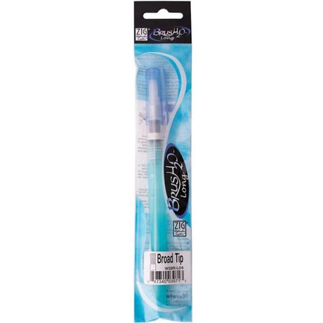 ZIG BrusH2O allows the artist to have a steady water supply flow directly through the brush tip. BrusH2O portable brushes have a retractable valve giving you complete control over the water release.

It's an amazing and portable water brush for those who wish to paint anywhere, at any time.

Dimension: 45×13×240 mm
W1.77×D0.51×H9.45 in