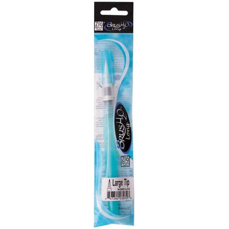 ZIG BrusH2O allows the artist to have a steady water supply flow directly through the brush tip. BrusH2O portable brushes have a retractable valve giving you complete control over the water release.

It's an amazing and portable water brush for those who wish to paint anywhere, at any time.