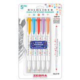 Unleash your creativity with the latest addition to the MILDLINER family! Featuring MILDLINER ink colors, the new Dual-Tip Dot and Stamp Markers offer a dot or stamp on one end and fine bullet tip on the feature soft, pastel MILDLINER colors that add a personal touch to any project. One end is equipped with fun, versatile stamps—choose between dots or unique shapes—while the other side boasts the classic bullet tip you know and love. 