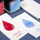 Wearingeul Ink Color Swatch Card - Ink Drop