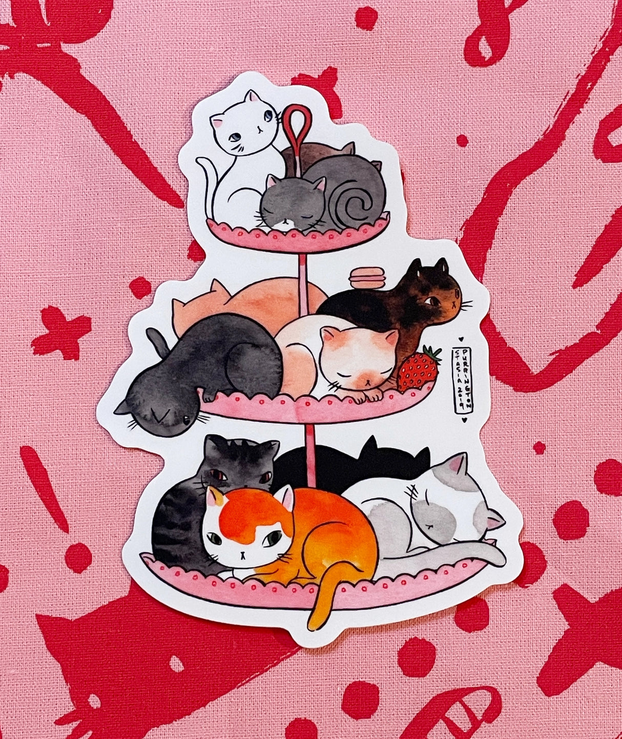 High Kittea Vinyl Sticker