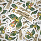 Let Your Heart Lead the Way Vinyl Sticker