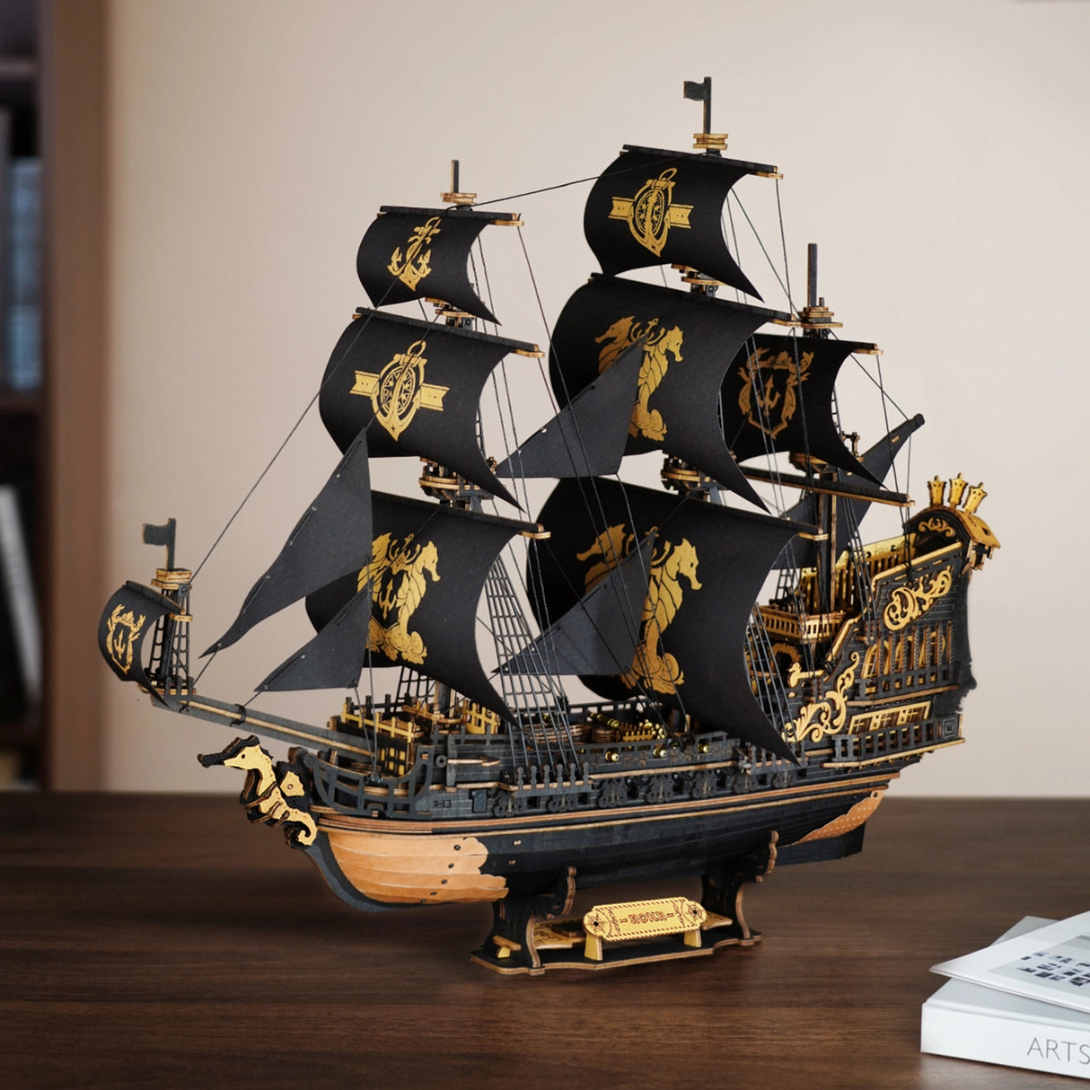 Diy Wooden Puzzle: the Seahorse Barque