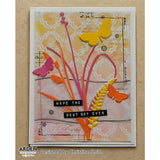 Arden Creative Studio Maker Series Ledger Wings 01 4 in x 6 in Clear Stamp Set