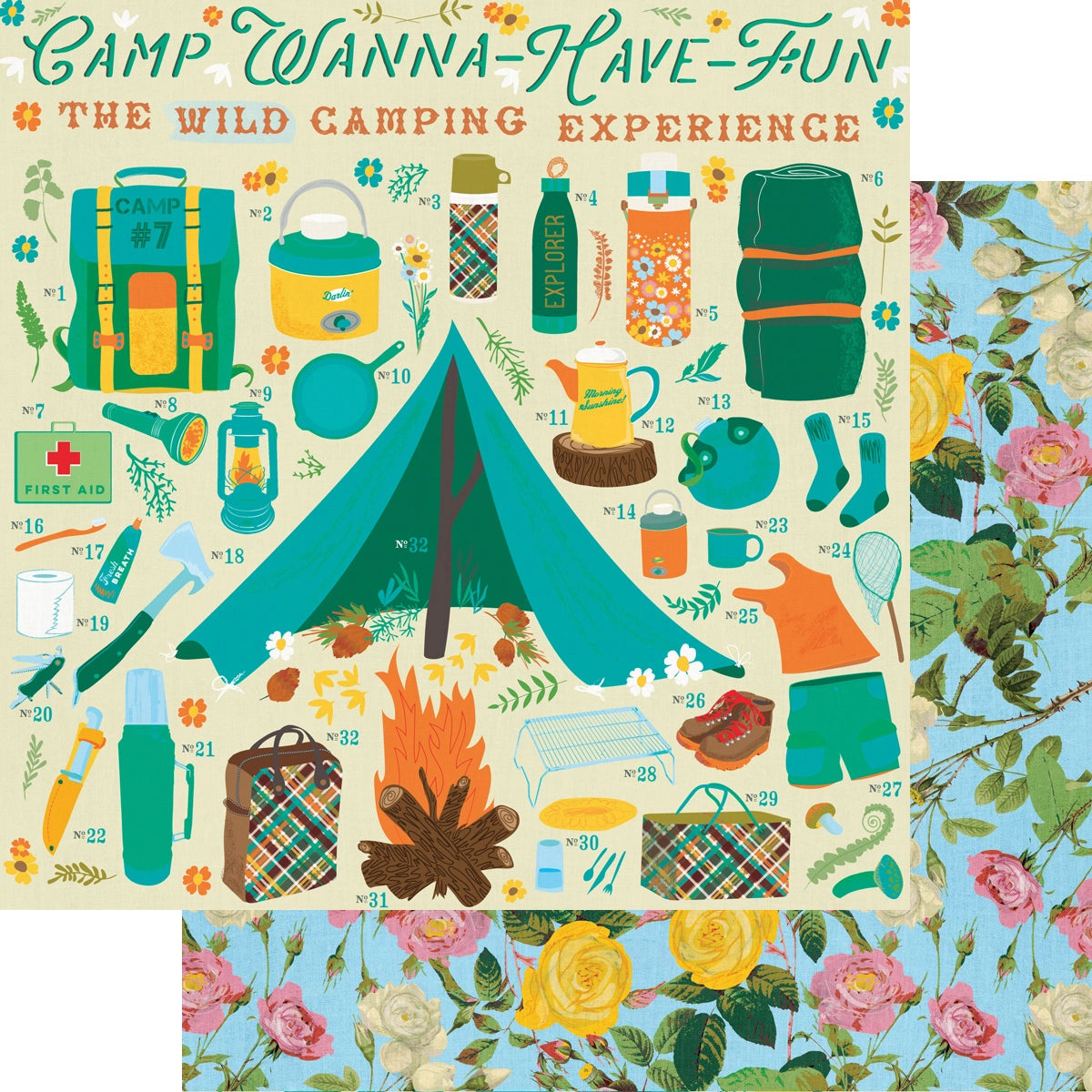 Fancy Pants Designs Scrapbooking Kit - Camp Wander