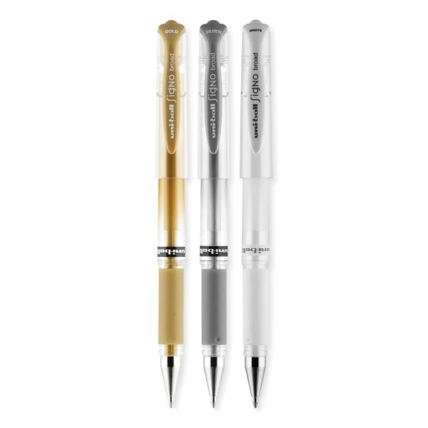 Uniball Signo Impact Gel Pen 3 Pack