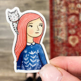 Forest & Fauna Paper Co. Vinyl Sticker - Cat Lady
