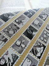 Jon Turner Illustration - Robot Stamps Washi Tape - Landscape Format