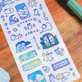 Thousand Skies - Cloudy Bunnies Clear Sticker Sheet