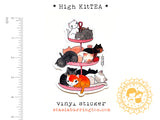 High Kittea Vinyl Sticker