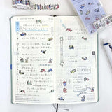People Living In Notebook 2 Washi Roll Sticker Bande