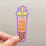 StickyRiceCo Vinyl Sticker - Tall Boba Club