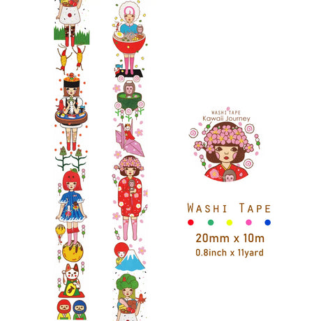 Naoshi - Kawaii Journey Washi Tape