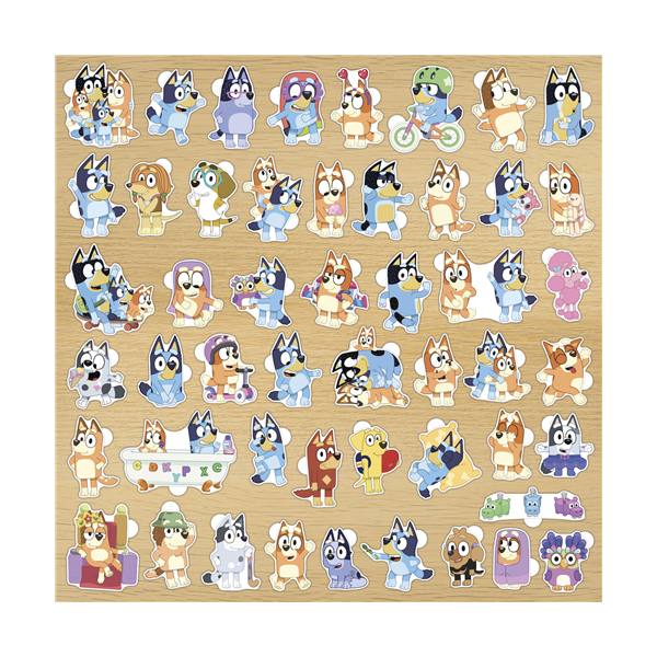 Bluey Decal Variety Pack (100-Pack)