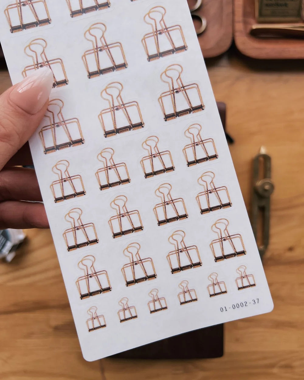 Sarica Studio Brass Binder Clip