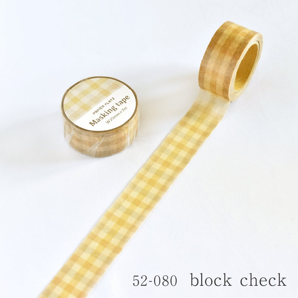 Papier Platz Washi Tape - Block Check