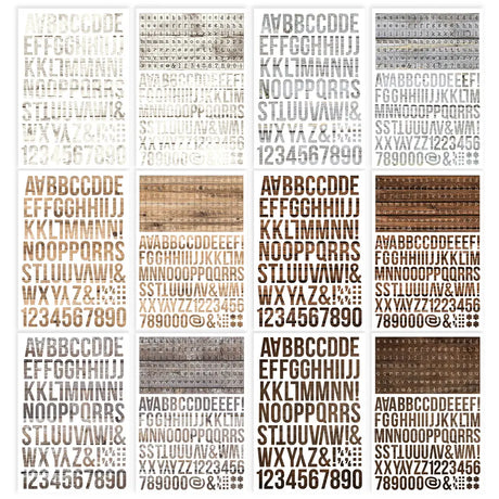 Alphabet Sticker Book - Woods