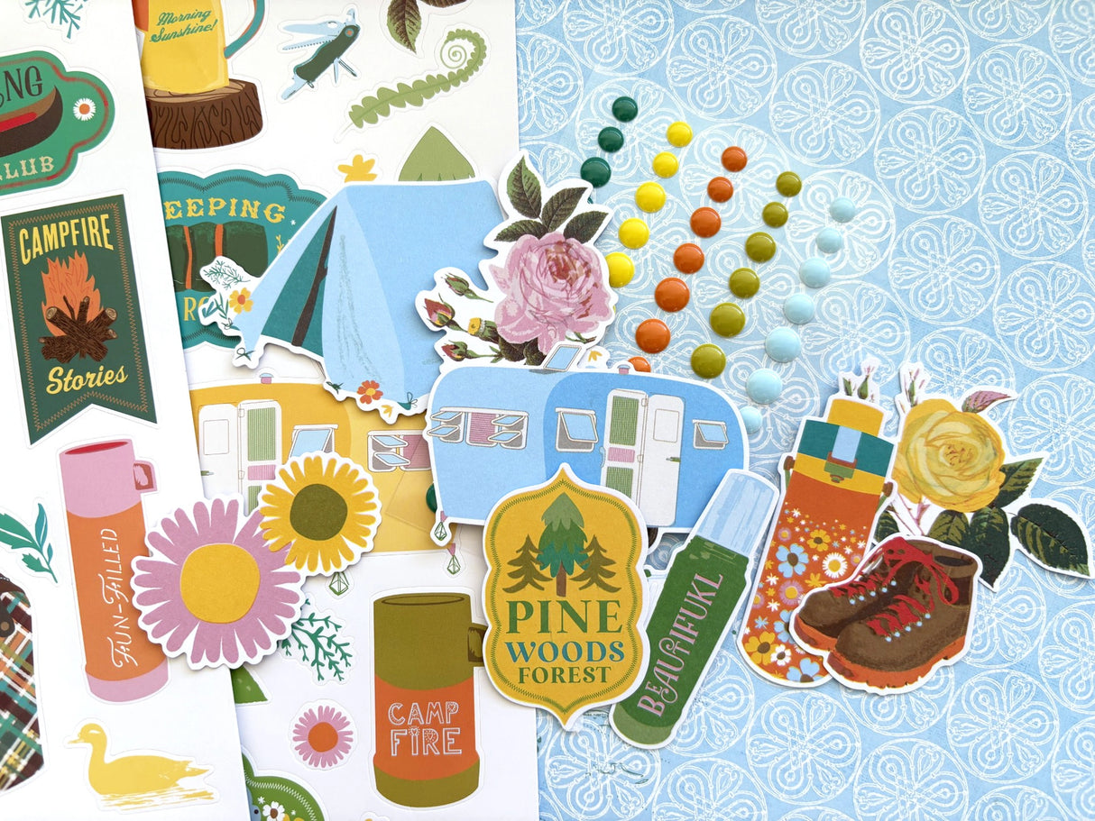 Fancy Pants Designs Scrapbooking Kit - Camp Wander