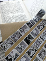 Jon Turner Illustration - Robot Stamps Washi Tape - Landscape Format