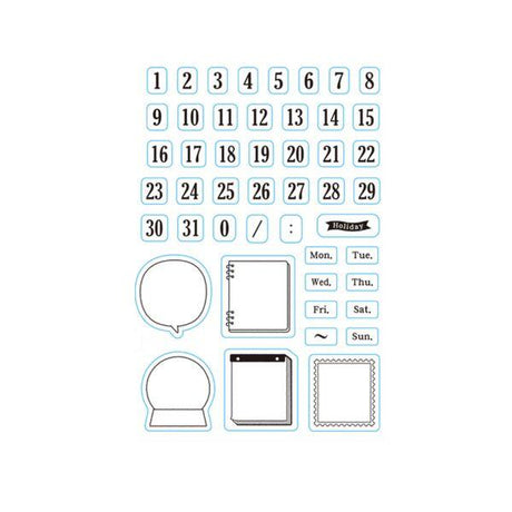 Calendar Clear Stamp
