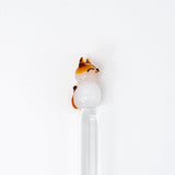 Cat Perch Glass Dip Pen